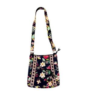 Vera Bradley Floral Crossbody Bag - Navy and Multicolor